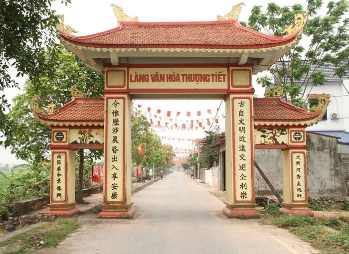 Thượng Tiết là 1 trong 9 thôn của xã Mỹ Đức được định hướng giữ nguyên. Ảnh: Biên Phạm