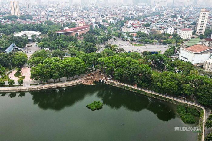 Tương tự tại công viên Nghĩa Đô cũng đã khoác lên diện mạo mới sau cải tạo.