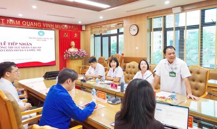 PGS.TS Nguyễn Tiến Quang, Giám đốc Bệnh viện 19-8 chia sẻ về định hướng phát triển bệnh viện thông minh.