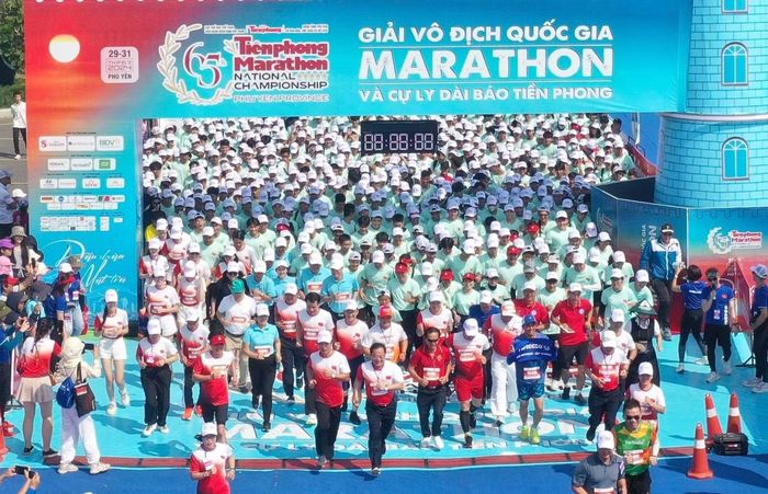 Những giải chạy uy tín như Tiền Phong Marathon mỗi lần tổ chức đều thu hút hàng nghìn bạn trẻ đăng ký tham gia. Ảnh: TPO