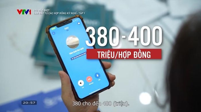 Nhiều hợp đồng có giá rất cao, và có những người còn ký nhiều hợp đồng, dẫn tới việc bỏ ra hàng tỷ đồng. Ảnh: VTV.
