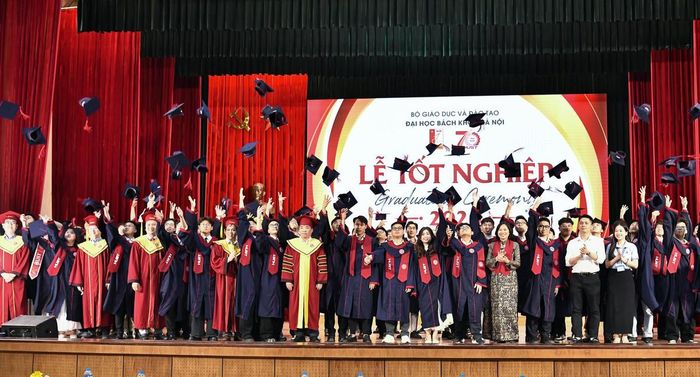Lễ tốt nghiệp Đại học Bách khoa Hà Nội năm 2026. Ảnh: HUST