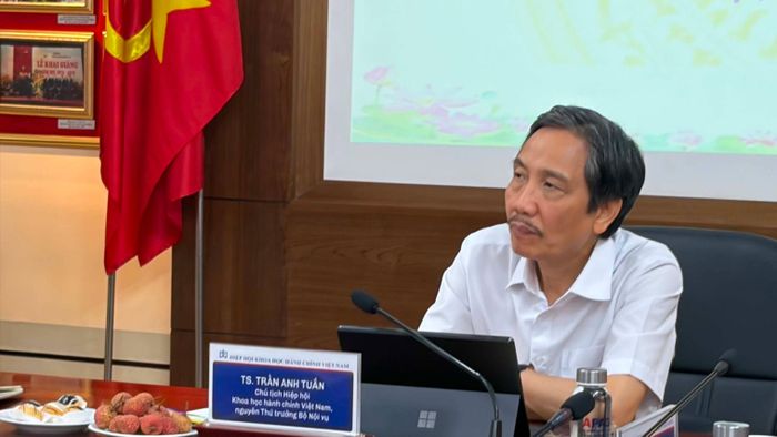 TS Trần Anh Tuấn, Chủ tịch Hiệp hội Khoa học hành chính Việt Nam.