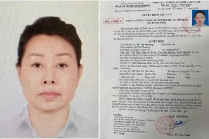 Đối tượng truy nã Đỗ Thị Phương.