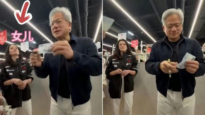 Madison tháp tùng cha mình trong các hoạt động trong chuyến thăm Hàn Quốc. Ảnh: X.