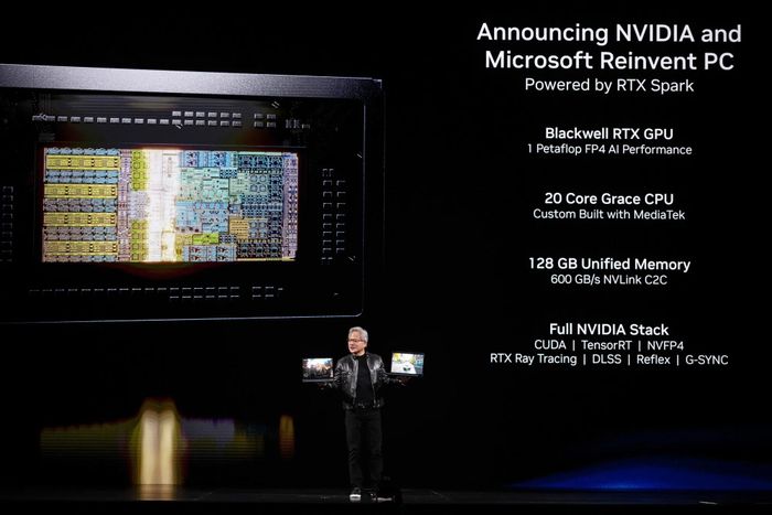  Nvidia tuyên bố hợp tác chặt chẽ với Microsoft để tối ưu dòng chip mới. Ảnh: Bloomberg. 