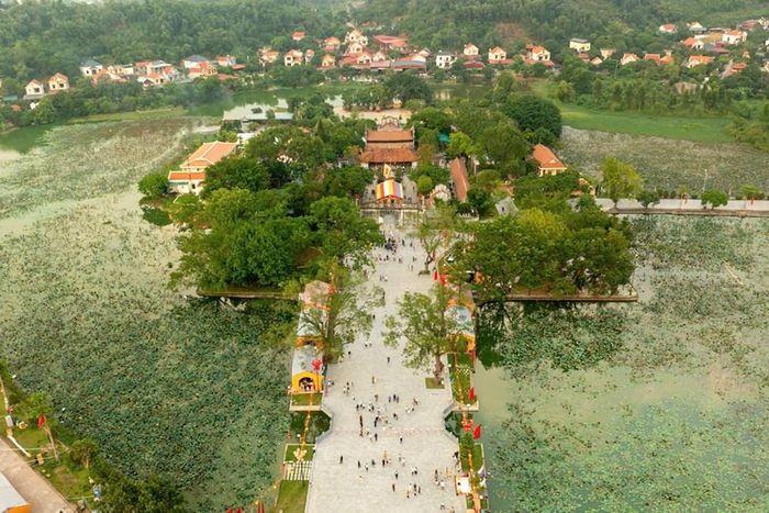 Toàn cảnh Khu di tích đền Kiếp Bạc