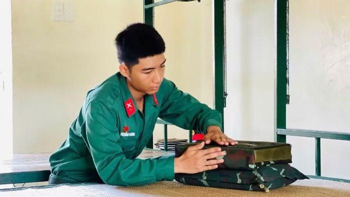 Chỉn chu trong từng nếp gấp nội vụ.