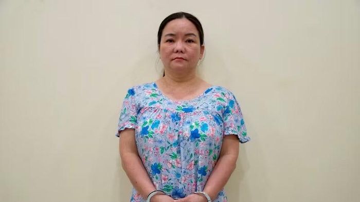 Bị can Lâm Bích Dung.
