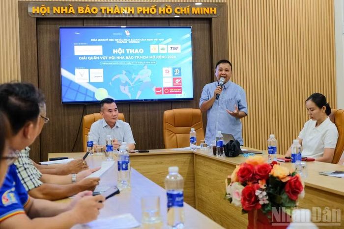 Ban Tổ chức thông báo điều lệ Giải Quần vợt Hội Nhà báo Thành phố Hồ Chí Minh năm 2026.