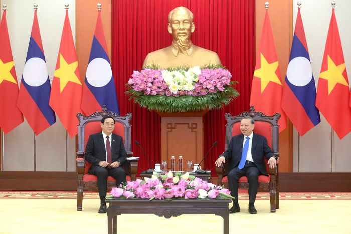 Tổng Bí thư, Chủ tịch nước Tô Lâm tiếp Thủ tướng Lào Sonexay Siphandone.