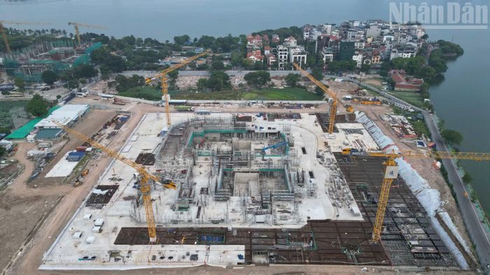 Công trình được kỳ vọng sẽ trở thành biểu tượng kiến trúc mới, góp phần hoàn thiện không gian văn hóa, cảnh quan khu vực Hồ Tây trong tương lai.
