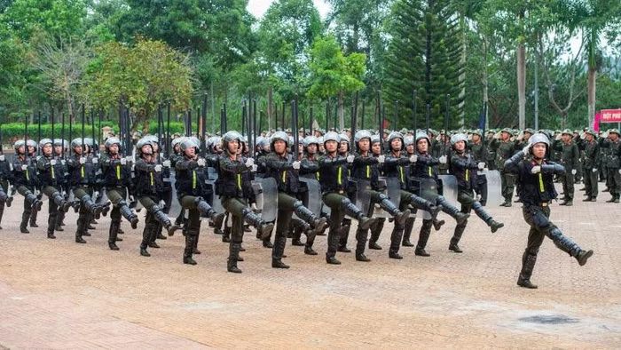 Các chiến sĩ đã hoàn thành tốt khóa huấn luyện.