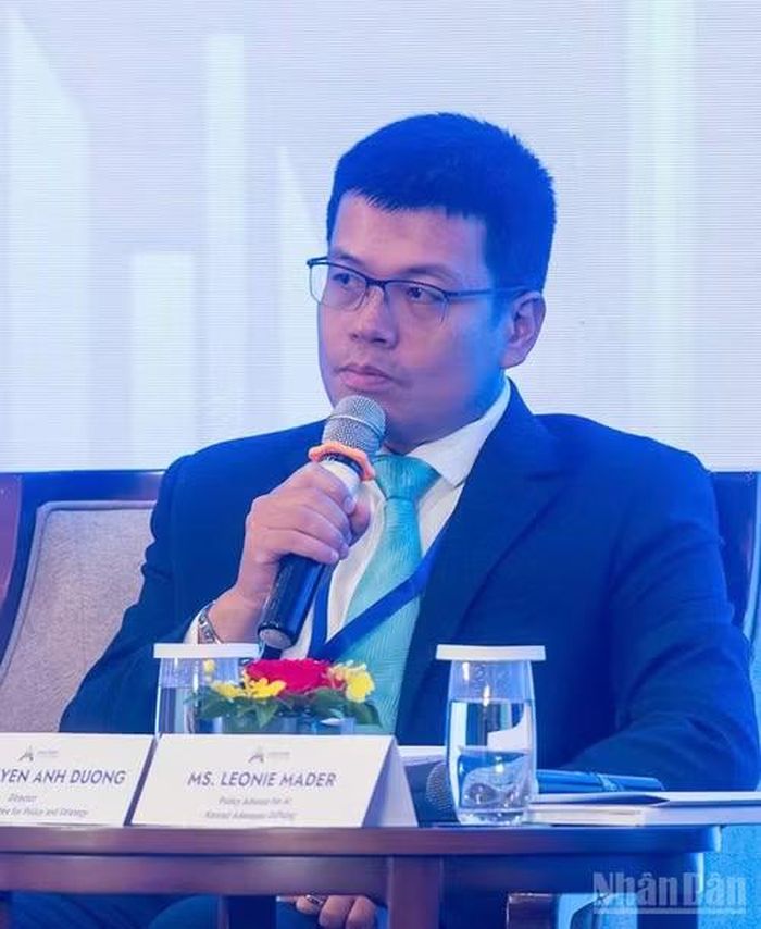 Ông Nguyễn Ánh Dương, Trưởng phòng Nghiên cứu Tổng hợp và Hội nhập quốc tế, Viện Nghiên cứu chính sách và chiến lược, Ban Chính sách, Chiến lược Trung ương. (Ảnh: KHÁNH LAN)