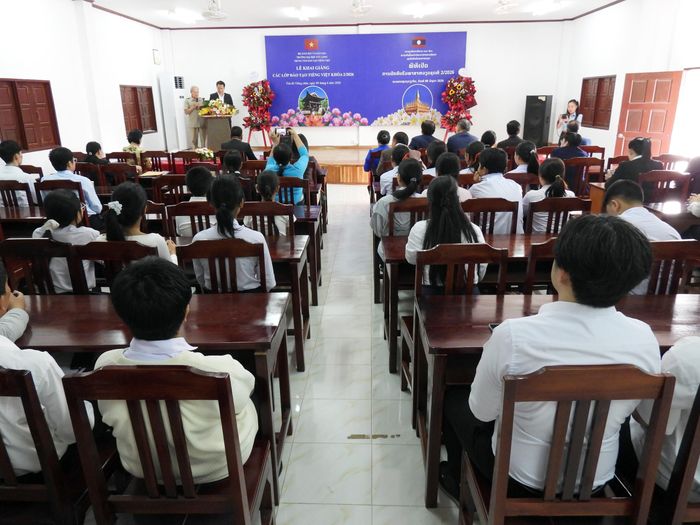 Quang cảnh lễ khai giảng