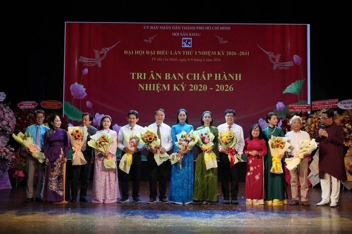Ban chấp hành nhiệm kỳ 2026-2031 ra mắt tại đại hội Sân khấu
