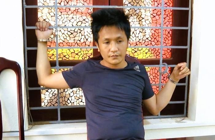 Đối tượng Lê Đình Triều đã bị khống chế, bắt giữ ngay sau đó