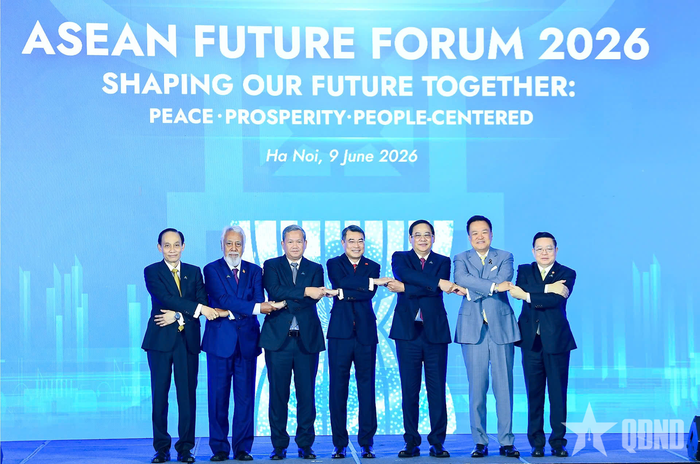Thủ tướng Lê Minh Hưng cùng các nhà lãnh đạo tại AFF 2026. Ảnh: TUẤN HUY 