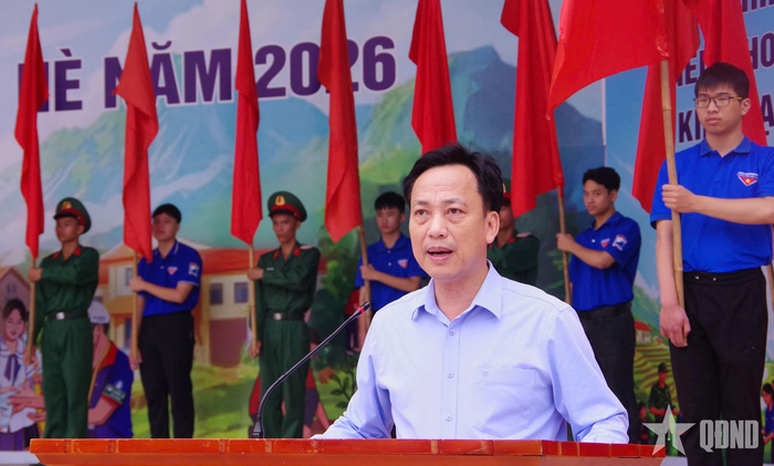  Đồng chí Lại Xuân Lâm, Phó bí thư Đảng ủy Chính phủ phát biểu tại lễ khởi động.
