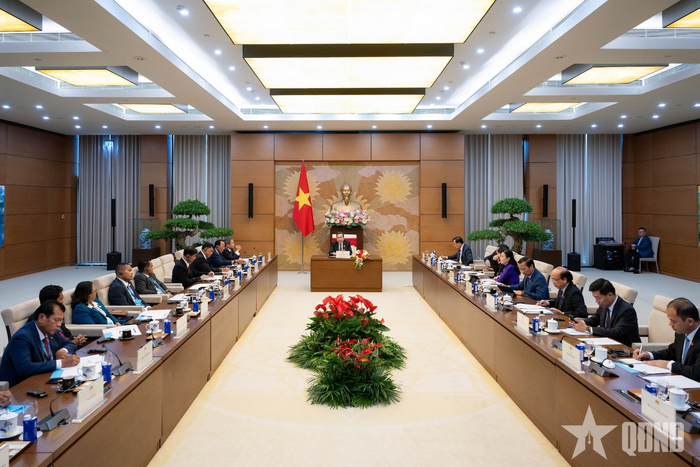 Quang cảnh cuộc tiếp.