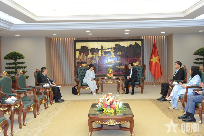 Quang cảnh cuộc tiếp. 