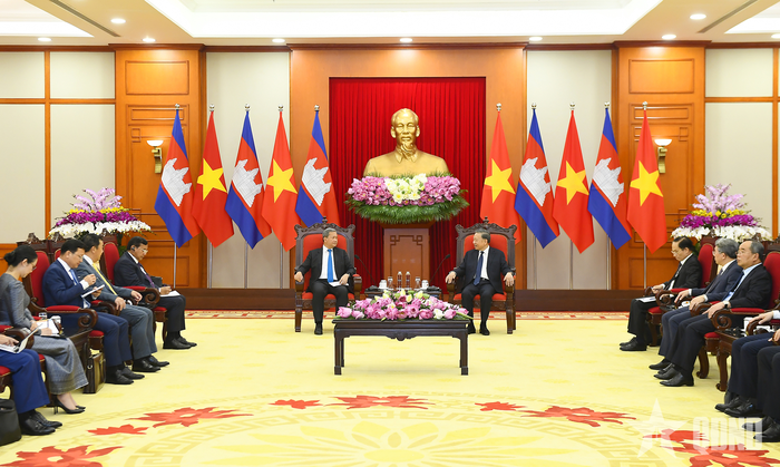  Quang cảnh cuộc tiếp. Ảnh: ĐĂNG KHOA