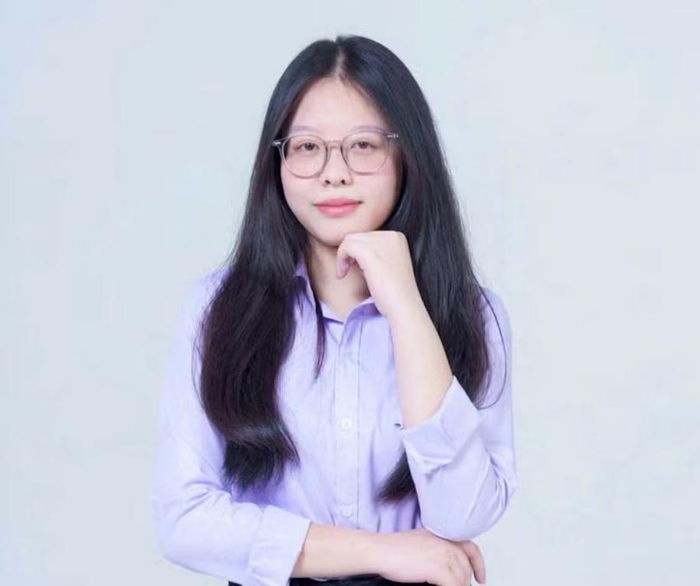Nguyễn Diệu Linh, hiện là sinh viên chuyên ngành Kinh tế đối ngoại, Trường Đại học Ngoại thương. Ảnh: NVCC