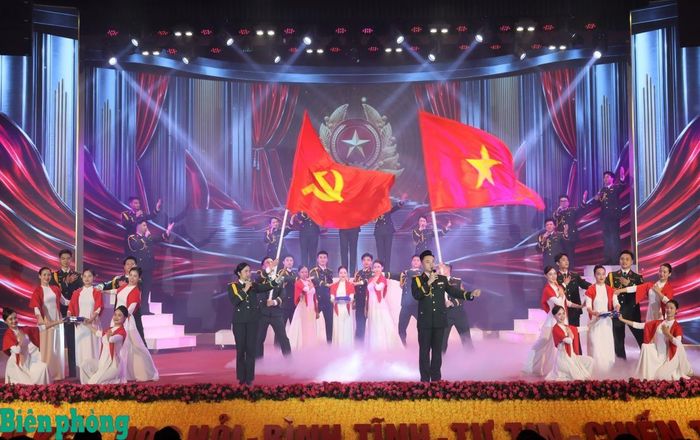 Chương trình nghệ thuật chào mừng hội thi. Ảnh: Hồng Pha