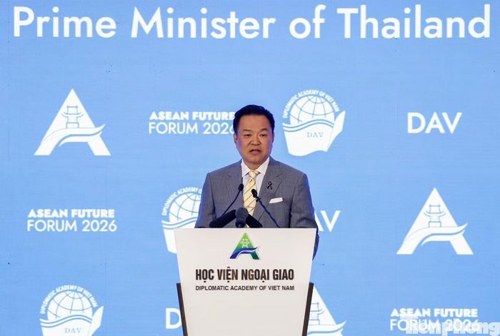 Thủ tướng Thái Lan phát biểu tại AFF 2026. Ảnh: Như Ý