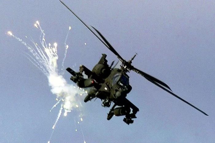 Trực thăng Apache. (Ảnh: Reuters)