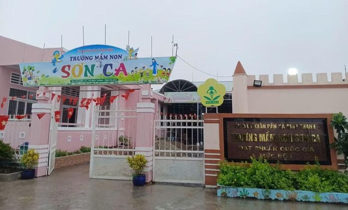 Trường Mầm non Sơn Ca đến nay đã hoàn thành đưa vào sử dụng.