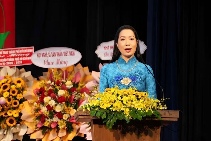 NSND Trịnh Kim Chi được tín nhiệm giữ cương vị Chủ tịch Hội Sân khấu TPHCM nhiệm kỳ 2026-2031.
