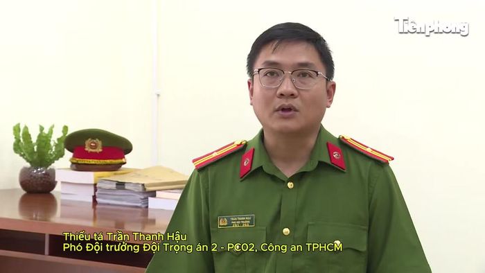 Thiếu tá Trần Thanh Hậu, Phó Đội trưởng đội Trọng án 2, PC02 thông tin về vụ án.