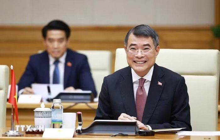 Thủ tướng Lê Minh Hưng phát biểu tại cuộc hội đàm với Thủ tướng Timor-Leste Kay Rala Xanana Gusmão. Ảnh: Dương Giang/TTXVN