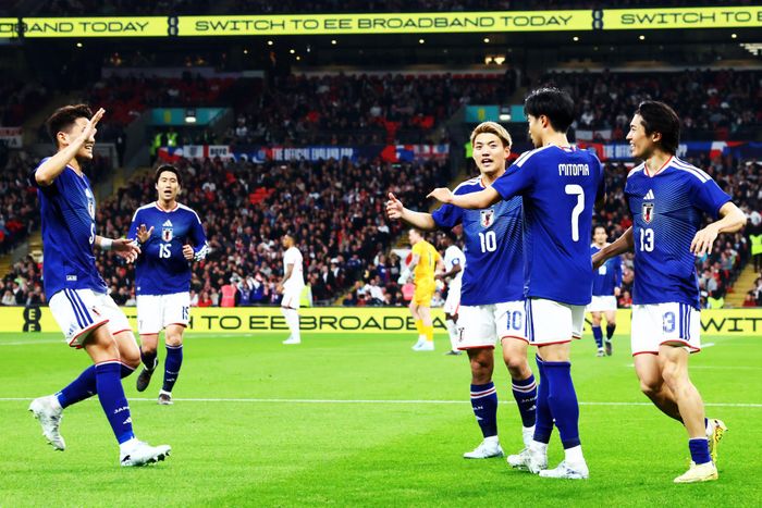 Trên hành trình chuẩn bị World Cup 2026, Nhật Bản từng hạ Anh. Ảnh: JFA