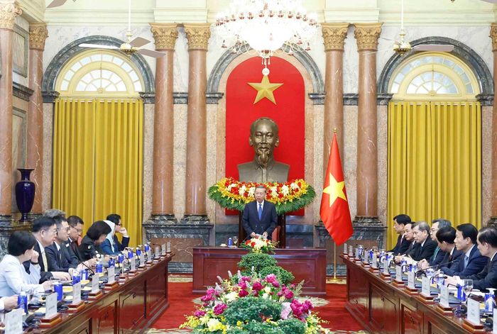 Tổng Bí thư, Chủ tịch nước: Việt Nam cũng triển khai các hoạt động đối ngoại theo hướng thực chất và hiệu quả hơn, vừa gắn chặt với các mục tiêu chiến lược của đất nước. Ảnh: TTXVN