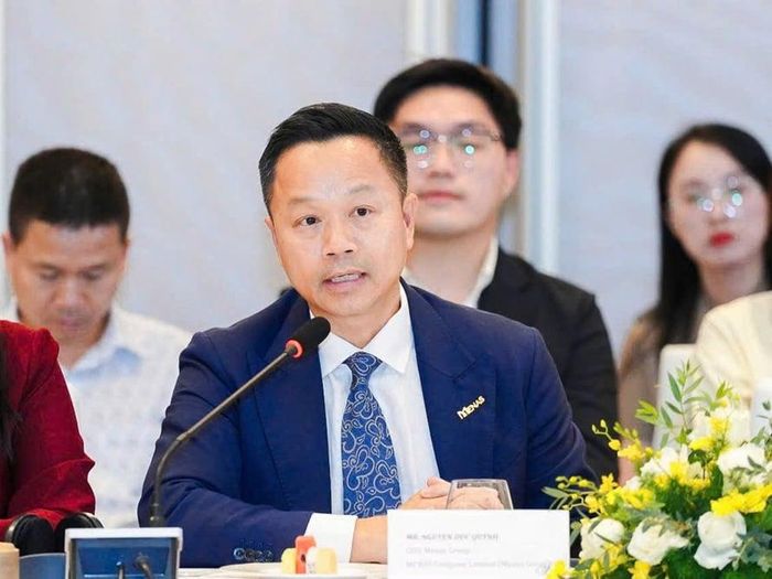 Ông Nguyễn Đức Quỳnh - Chủ tịch kiêm CEO MENAS Group chia sẻ tại diễn đàn. Ảnh: MN