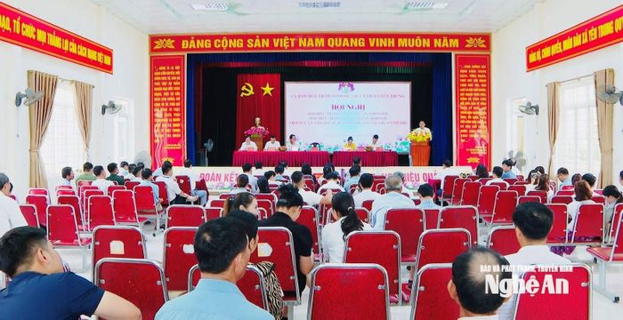 Đồng chí Hoàng Nghĩa Hiếu - Phó Bí thư Thường trực Tỉnh ủy, Chủ tịch HĐND tỉnh kết luận hội nghị. Ảnh: Lê Hằng