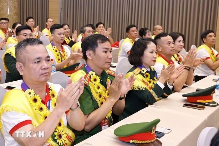 Đại biểu dự Lễ tôn vinh người hiến máu tình nguyện tiêu biểu toàn quốc năm 2026. (Ảnh: Doãn Tấn/TTXVN)
