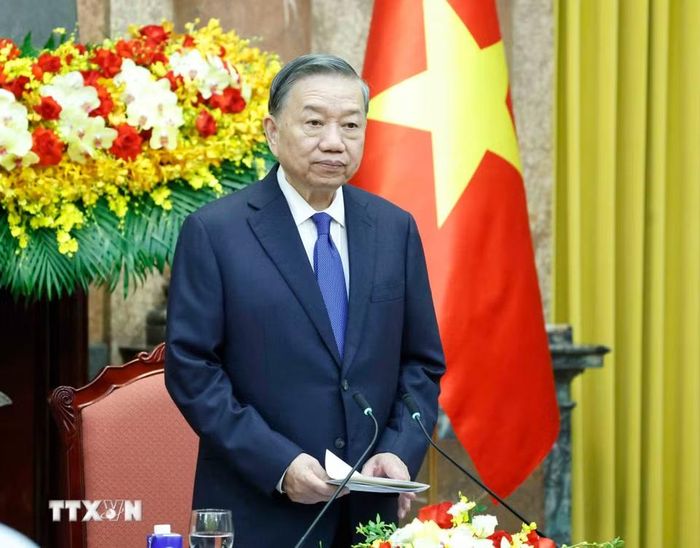 Tổng Bí thư, Chủ tịch nước Tô Lâm phát biểu. (Ảnh: Thống Nhất/TTXVN)