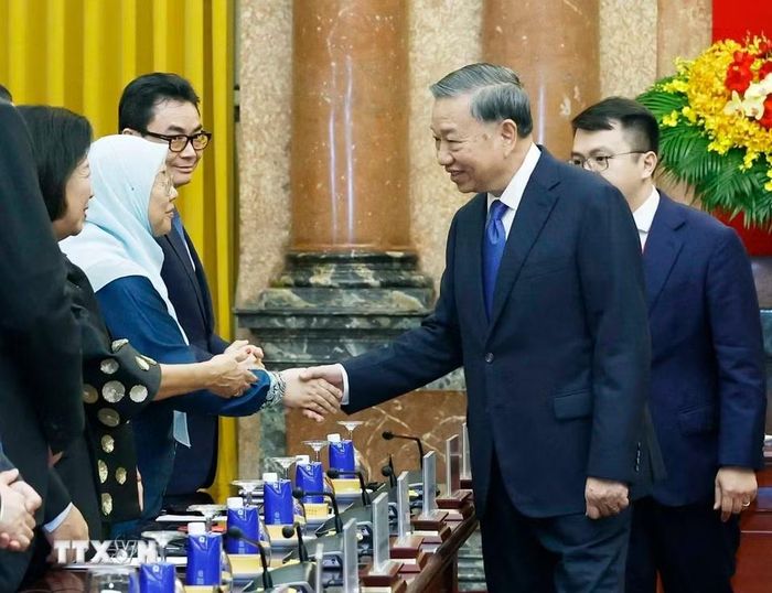Tổng Bí thư, Chủ tịch nước Tô Lâm và các đại biểu. (Ảnh: Thống Nhất/TTXVN)