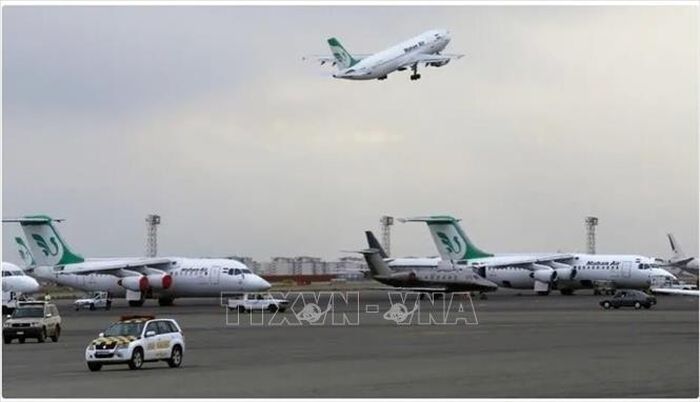 Các máy bay tại sân bay ở Iran. Ảnh tư liệu: IRNA/TTXVN
