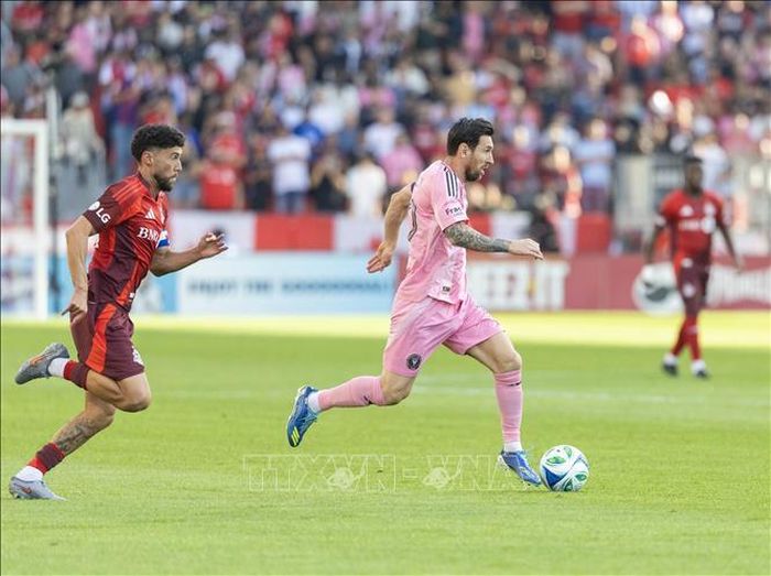 Sự xuất hiện của Lionel Messi tại CLB Inter Miami mang đến cho bóng đá Mỹ cú hích lớn nhất kể từ World Cup 1994. Ảnh: THX/TTXVN