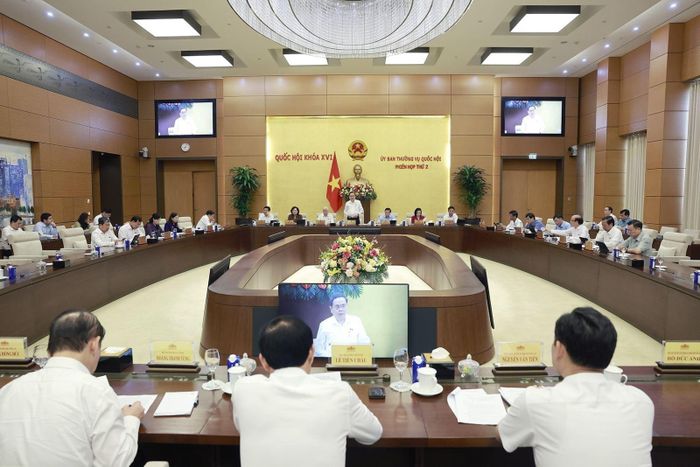 Chủ tịch Quốc hội Trần Thanh Mẫn phát biểu khai mạc Phiên họp thứ 2 của Ủy ban Thường vụ Quốc, sáng 11/5/2026. Ảnh tư liệu (minh họa): Doãn Tấn/TTXVN