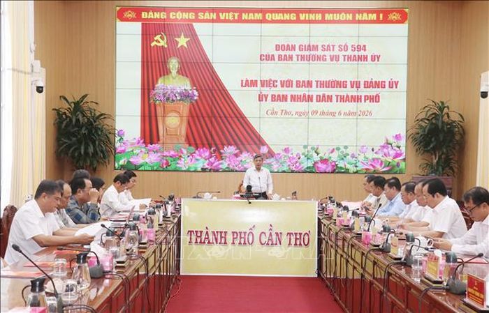 Quang cảnh buổi làm việc.