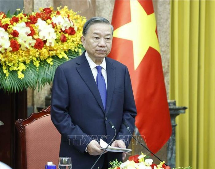 Tổng Bí thư, Chủ tịch nước Tô Lâm phát biểu. Ảnh: Thống Nhất/TTXVN