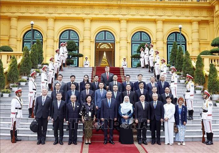 Tổng Bí thư, Chủ tịch nước Tô Lâm và các đại biểu. Ảnh: Thống Nhất/TTXVN