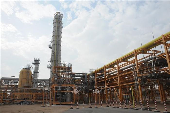 Dự án khí tự nhiên hóa lỏng ở Basra, Iraq. Ảnh: THX/TTXVN.