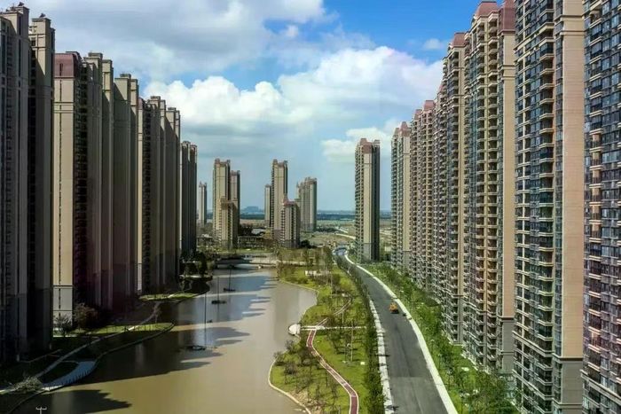 Khu nhà ở mới ở ngoại ô thành phố Nam Ninh. Ảnh: Nanfang.