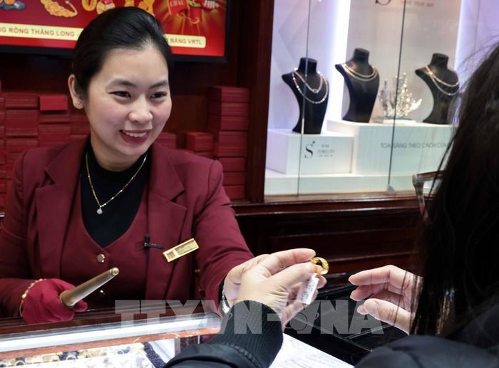 Giá vàng hôm nay 9/6 cập nhật mới nhất. Ảnh: Trần Việt - TTXVN